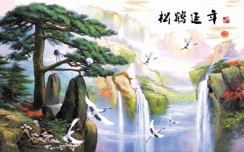 南部5D背景墻